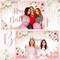 Happy Birthday Banner Decorations Backdrop Rose Gold Birthday Banner Party Supplies Photography Background for Women Girls